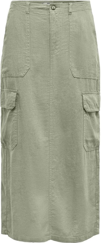 Jack & Jones Jxmary Linen Hw Skort PNT, beige, M