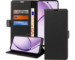 thumbnail: GOKEN Hoesje Voor Oppo A40/A60 – Portemonnee Flip Case Met Magneet & Standaard – Volledige Bescherming – Zwart