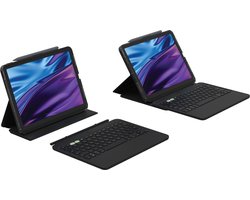 ZAGG Pro Keys 2 | Toetsenbord Hoes Geschikt voor iPad Air 11 (2024/2025/2026) / Air 10.9 (2022/2020) | Verlichte Toetsen | AZERTY | Zwart