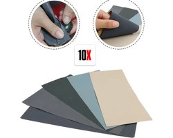 Actie4you® - Schuurpapier set - 10 stuks - Korrel P800 P1000 P2000 P3000 P5000 - Auto polijsten - Meubels – Metaal
