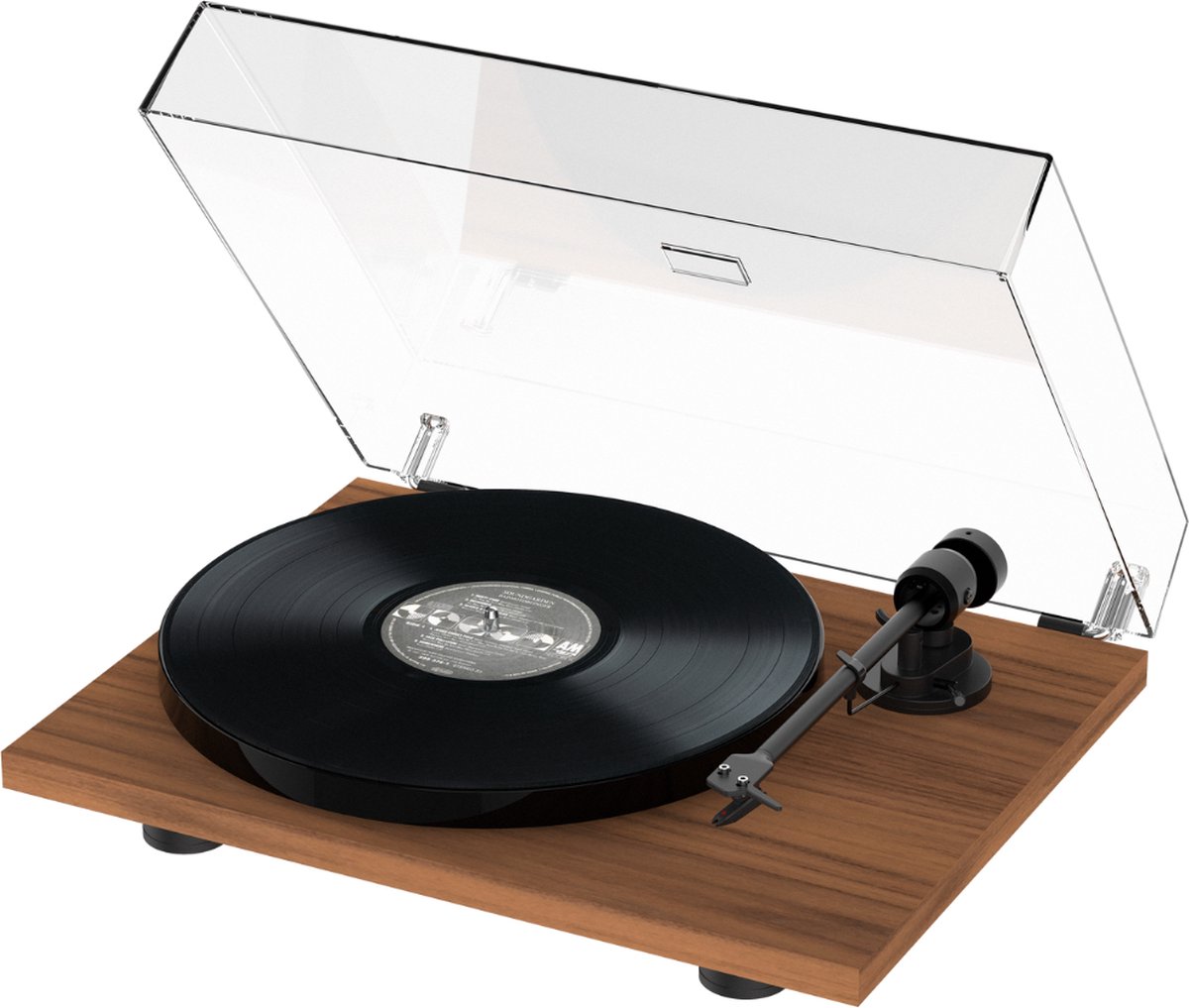 Pro-Ject True Hifi Stereo Set E Phono - Platenspeler - Stereo Versterker - Twee Boekenplank Speakers - Walnoot/Zwart/Walnoot thumbnail 4