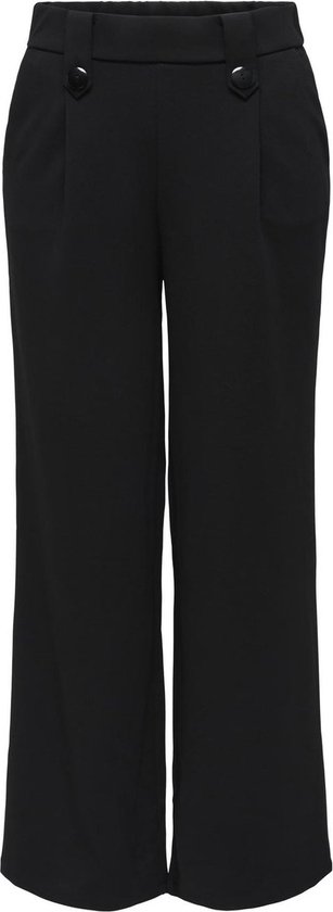 Only ONLSANIA BUTTON PANT - Noir Noir