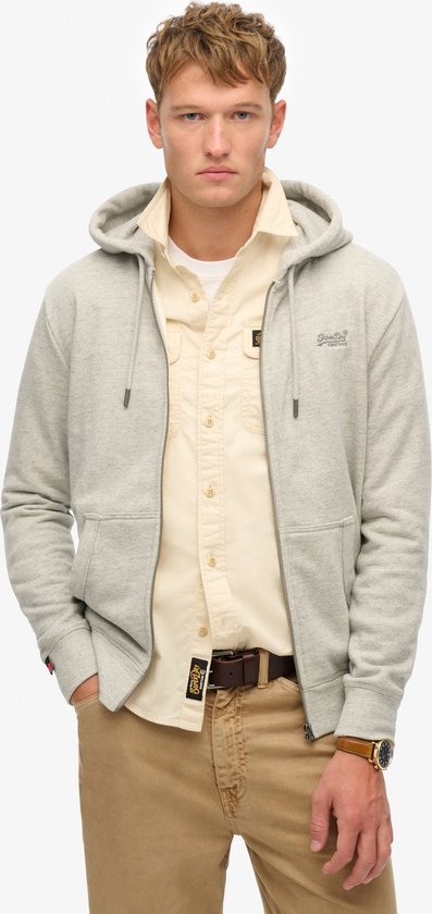 Superdry ESSENTIAL LOGO ZIP HOODIE HB Veste Homme