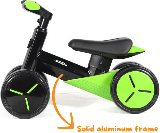Lionelo Sammy - Loopfiets - Balance Bike - 1 tot 3 jaar - Handvatten