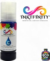 Inktfinity (C) Cyaan - EcoTank | Premium Dye Sublimatie inkt | 70 ml | Geschikt voor alle Ecotank Epson Printers! (Alleen geschikt voor hittepers!)