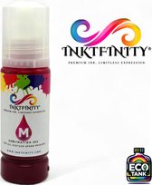 Inktfinity (M) Magenta - EcoTank | Premium Dye Sublimatie inkt | 70 ml | Geschikt voor alle Ecotank Epson Printers! (Alleen geschikt voor hittepers!)