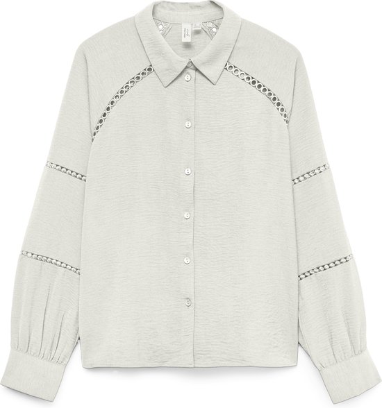 VERO MODA - VMGUSLA L/S SHIRT WVN BTQ GA - Dames - Blouses