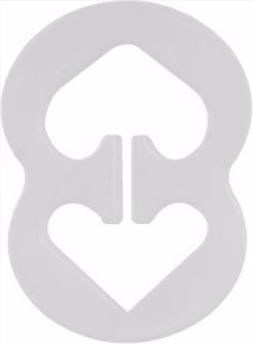 Heble® *** Handige BH clip in het wit - Comfortabel - Onzichtbare Beha - BH-accessoire Witte Comfort van Heble® *** Wit.
