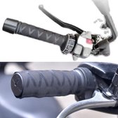 Poignées De Guidon Moto Universelles En TPU - 25 Mm Gauche / 28 Mm Droite - Antidérapantes, Confortables - Pour Moto, Scooter, VTT