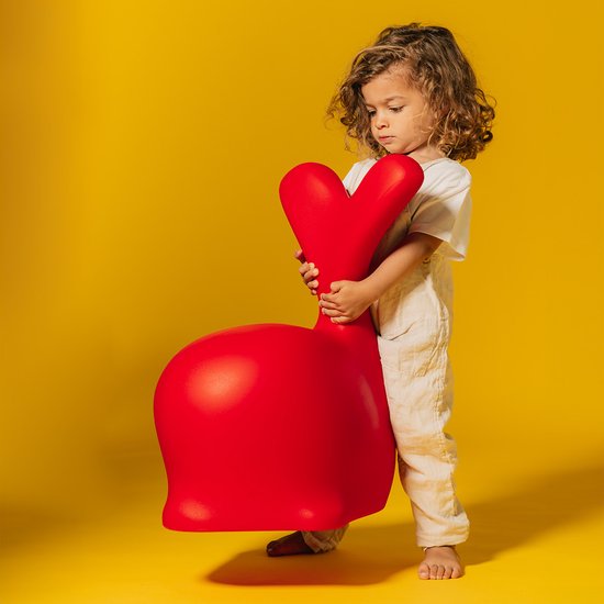 Walvis stoeltje Rood / Whalechair Red - Design kinderstoel Werkwaardig van Werkwaardig — afbeelding 3