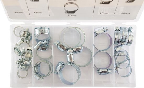 Slangklem - Slangklemmen in Box (26 delig) van Höfftech — afbeelding 4