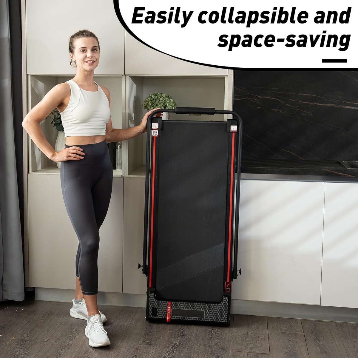 Afbeelding 2 van Loopband-ZX2P opvouwbare loopband met armleuningen-afstandsbediening met gratis snelheidsaanpassing, thuis intelligente loopband-1-12 km / h-maximale belasting 120KG