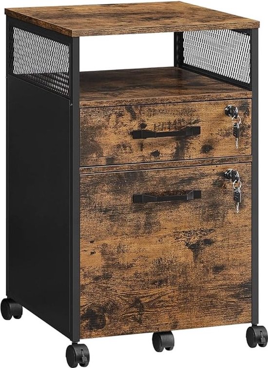 Ladekastje op wieltjes – afsluitbaar – voor kantoor