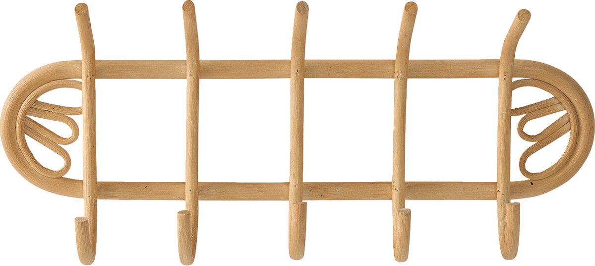 vertbaudet Rotan ophangrek met 5 haken hout