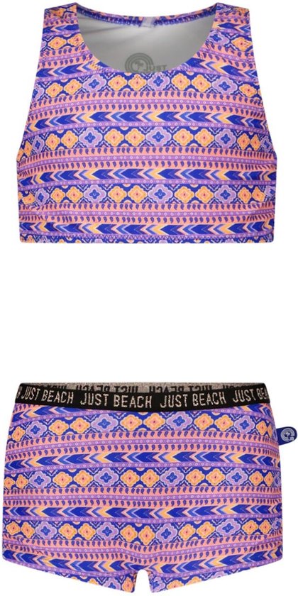 Just Beach J501-5017 Meisjes Bikini-Tropic aztek-Maat 122-128
