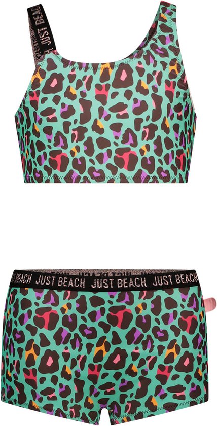 Just Beach J501-5014 Meisjes Bikini-Resort Panter-Maat 122-128