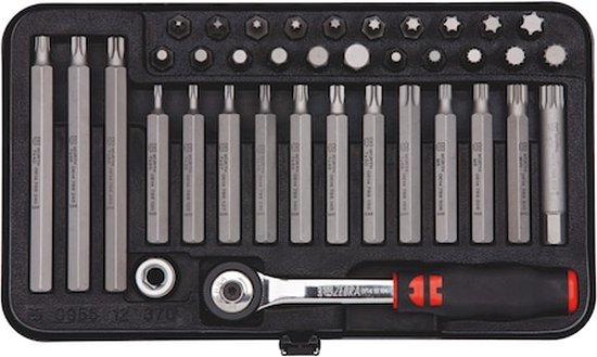 Wurth - Assortiment d'embouts avec cliquet, 10 mm 38 pièces - Assortiment d'embouts avec cliquet, 10 mm 38 pièces x 1 pièce -