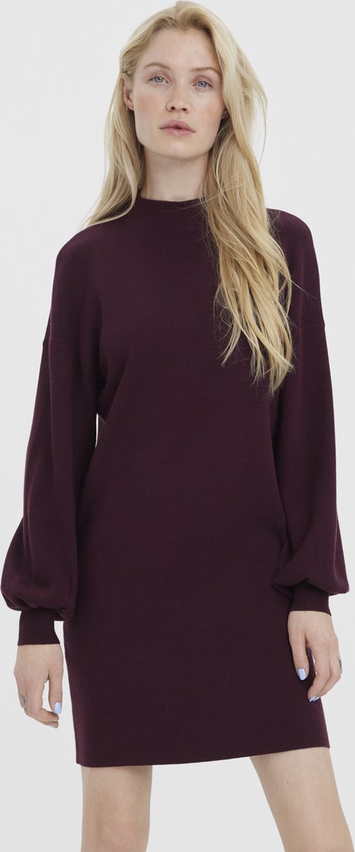 VERO MODA - VMNANCY LS FUNNELNECK DRESS NOOS - Dames - Mini jurken