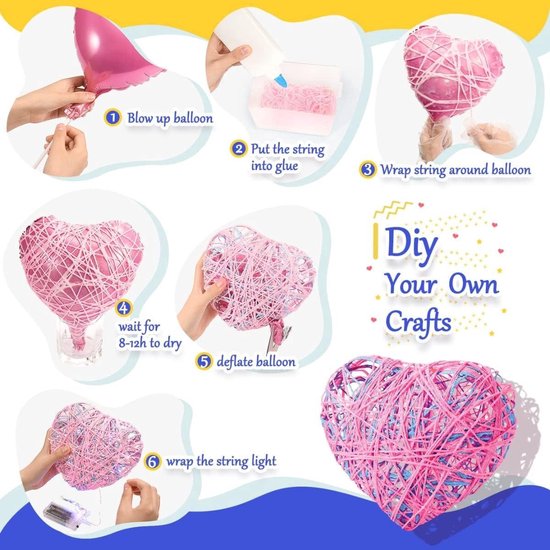 Guirlande artistique 3D, cadeaux pour filles de 8, 9, 10, 11 ans , speelgoed, ensembles artisanaux, décoration d'anniversaire pour enfants de 8, 9, 10 ans