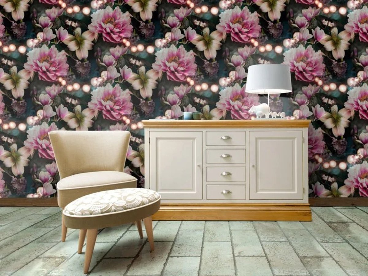 Grote bloemen behang Arthouse Eastern Alchemy behang Momoka 293109