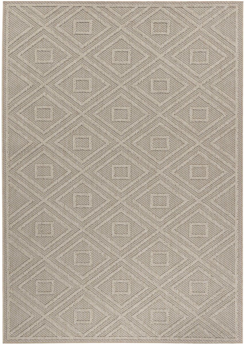 Scandinavisch Vloerkleed | Tapijt | Patara | Trellis | Beige | 240x340 cm