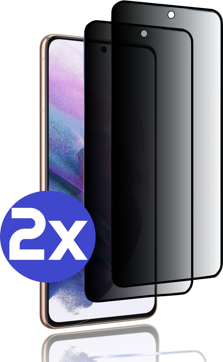 ArmorDrop Privacy Screenprotector Geschikt Voor Samsung S21 - Gehard Glas - 2 Stuks