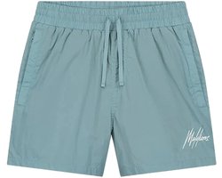 Malelions crinkle boardshort in de kleur blauw.