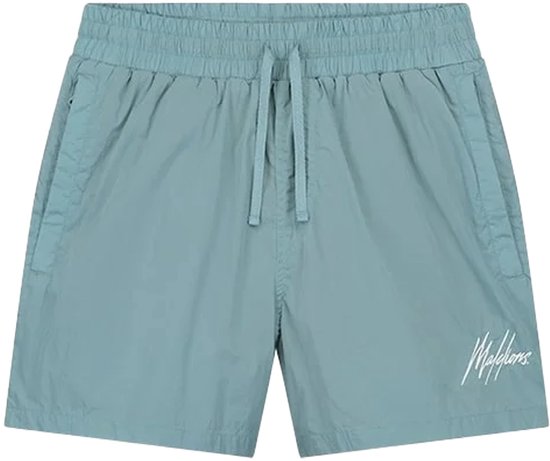 Malelions crinkle boardshort in de kleur blauw.
