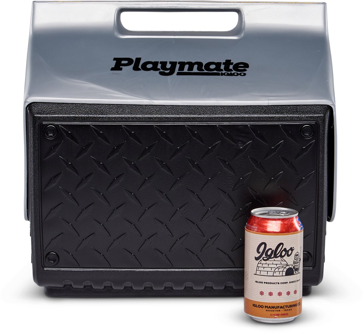 Igloo Playmate The Boss - Kleine koelbox speciaal voor de bouw -  13 Liter - Zwart