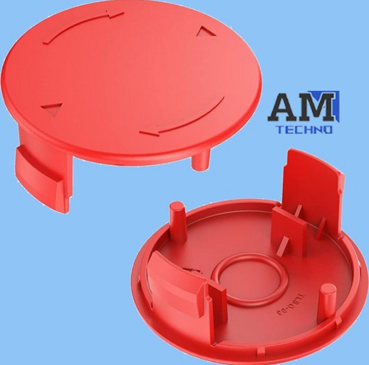 2 stuks spoelafdekking F016F04841 F016800431 geschikt voor Bosch Home and Garden elektrische bosmaaier motorsense AFS 23-37