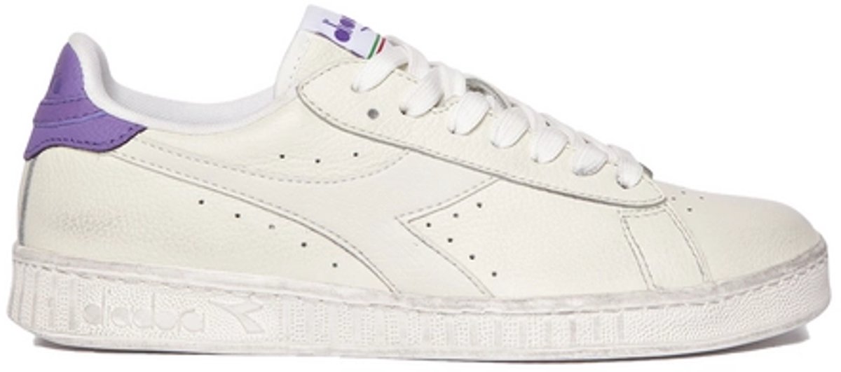Diadora Women Game L Low Waxed White Light Violet 2021
