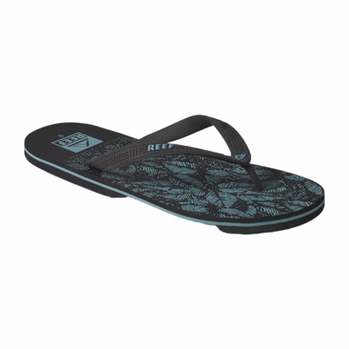 Reef Slipper Men Seaside Prints Aquifer Palm
