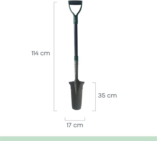 De Wortelkiller, Tuinspade met zaagtanden - Grijs - Tuinschep met vlijmscherpe messen - Tuingereedschap, Tuinschop, Bats, Spade, Schep, Schop - Root Killer, schep met zaagrand voor wortels van Talen Tools — afbeelding 4