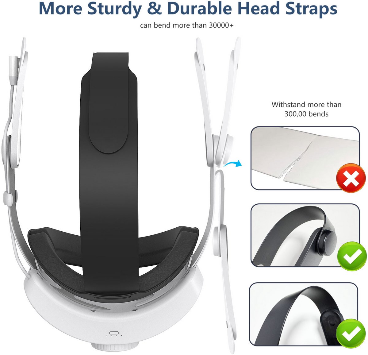 Hoofdband Elite Strap - 12000 mAh Batterij thumbnail 5