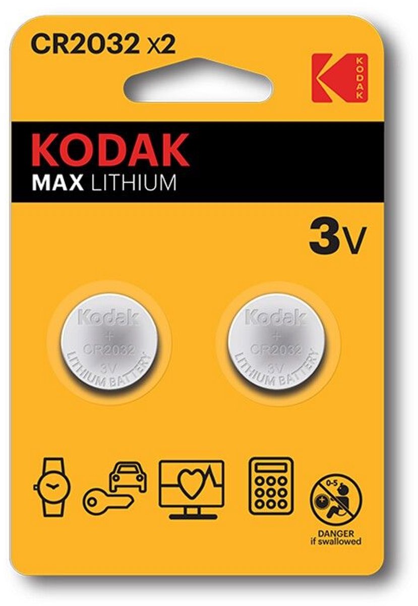 CR2032 Lithium batterijen 2 stuks Kodak