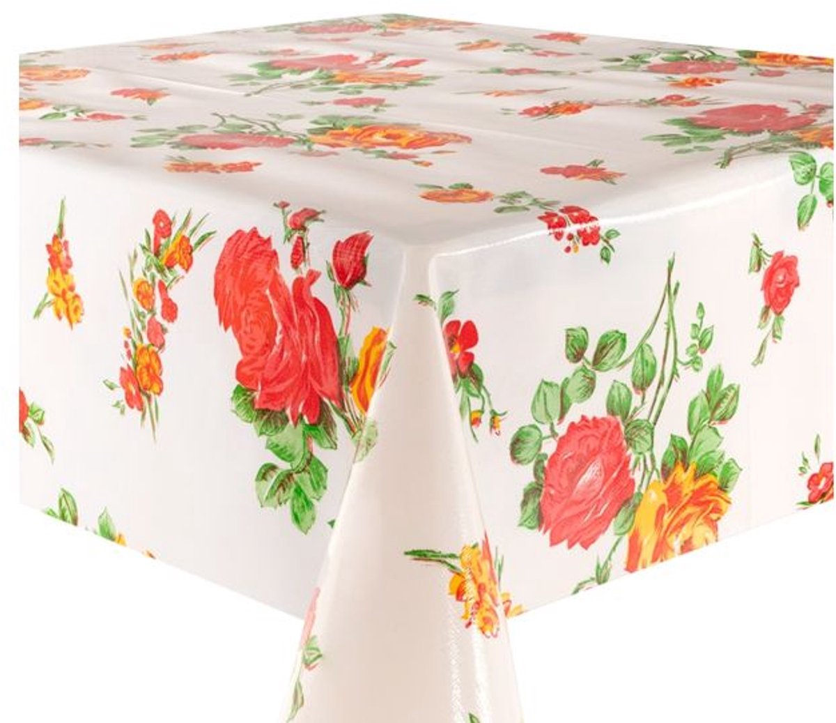 Atelier Du Baj Rosedal White Mexicaans Tafelzeil - 250 x 120 cm