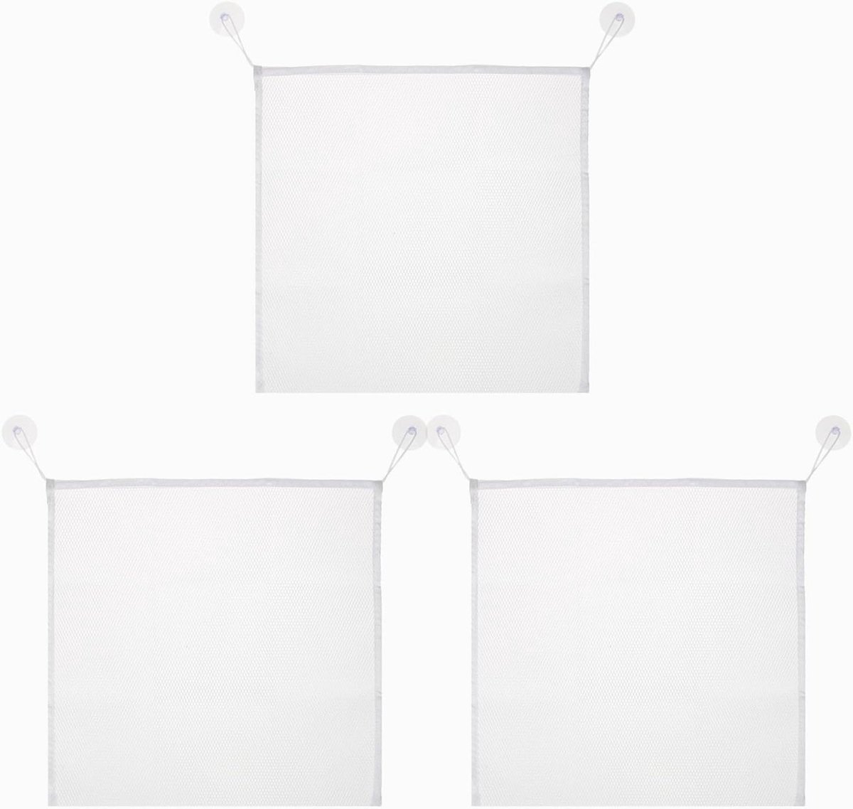 Opvouwbare netzakken hangende opbergtas voor badspeelgoed - 37 x 37 cm