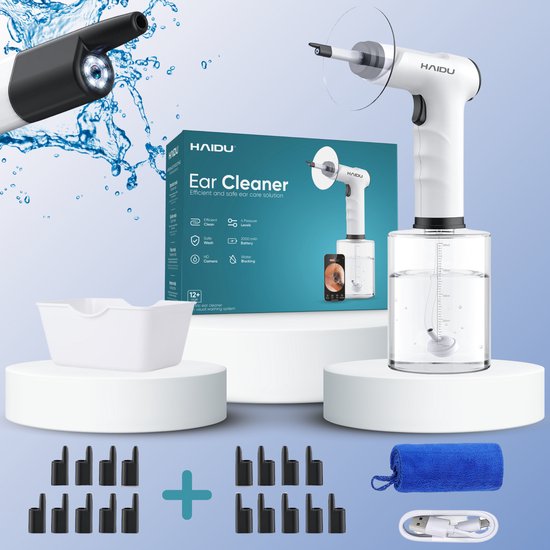HAIDU Pro Plus Premium Wit Oorreinigingsset