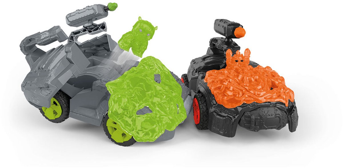 Schleich Eldrador Steen-crashmobiel: terugtrekmotor + vuurwapen thumbnail 5