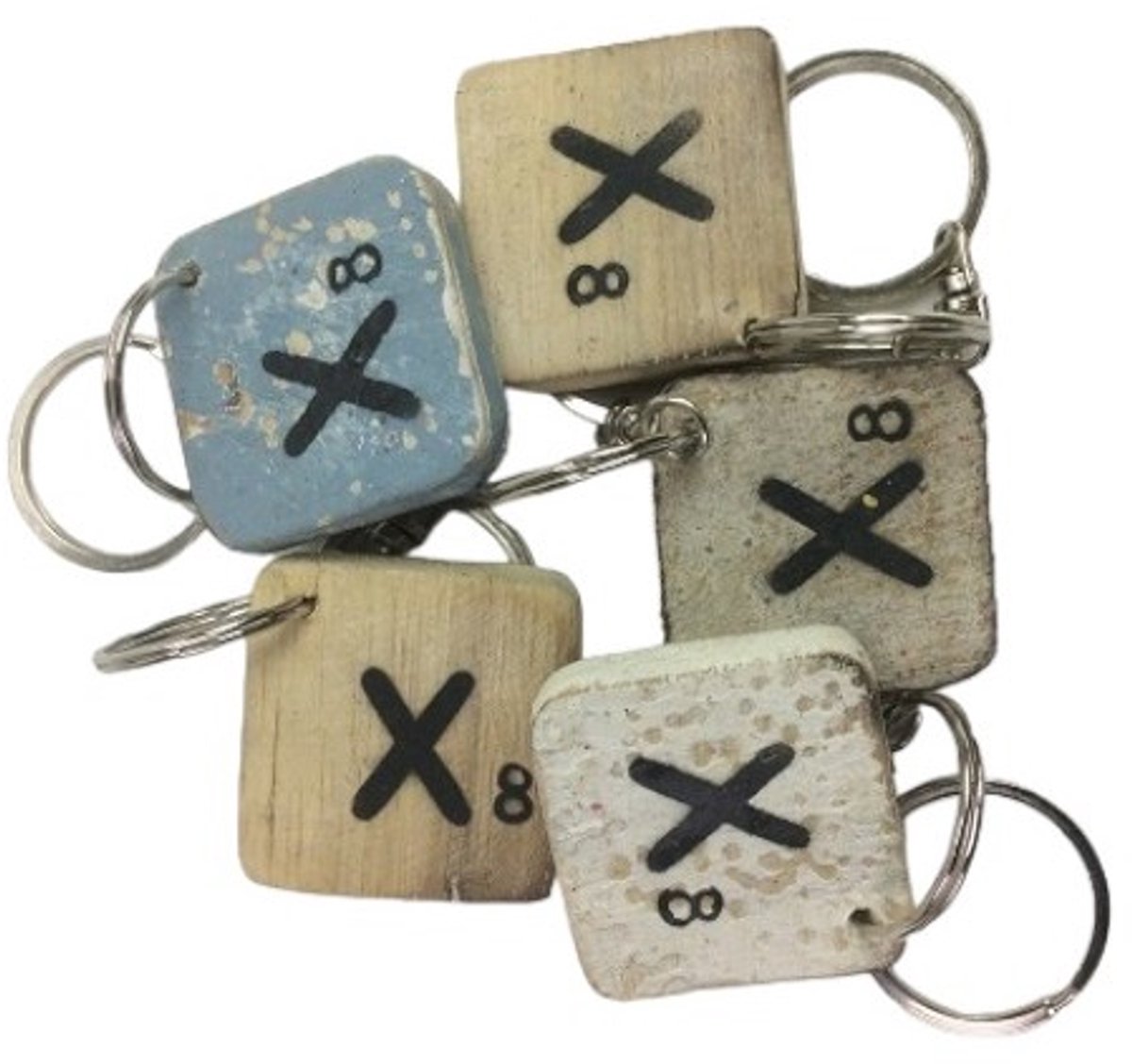 Sleutelhanger letter X