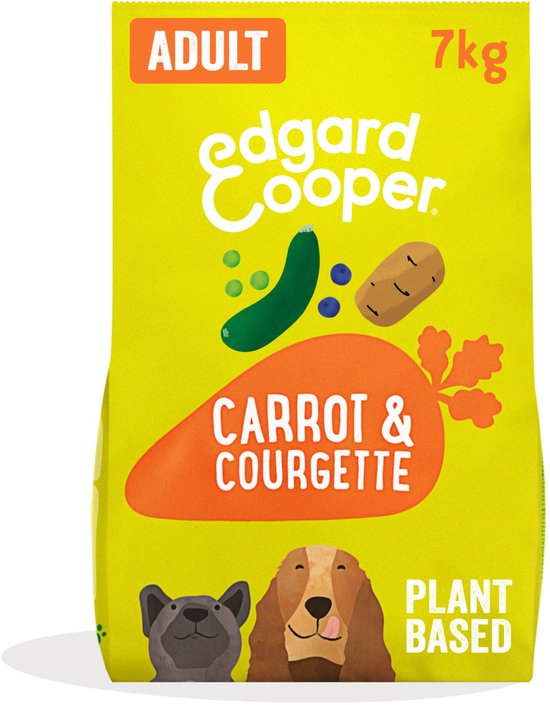 Edgard & Cooper Plantbased Adult Wortel&Courgette - Hondenvoer - 7 kg