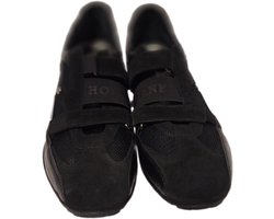 HORNET by Botticelli- SNEAKER-CAMOSCIO-LEER/MESH-NERO-43