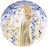Heinen Delfts Blauw - Wandbord Ella - Keramiek - 26 cm