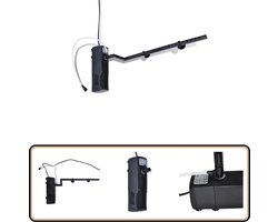 vidaXL Aquarium Filterpomp 800L/u - Actieve Koolstof Aquarium Filter - Aquarium Pompen - Filtersysteem Aquarium - Aquarium Onderhoud - Visbak Filter