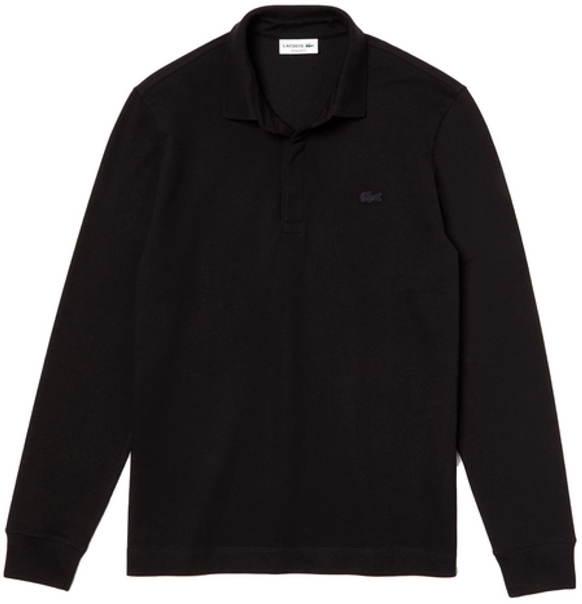 Polo Lacoste Men Paris PH2481 Longsleeve Regular Fit -9 Zwart