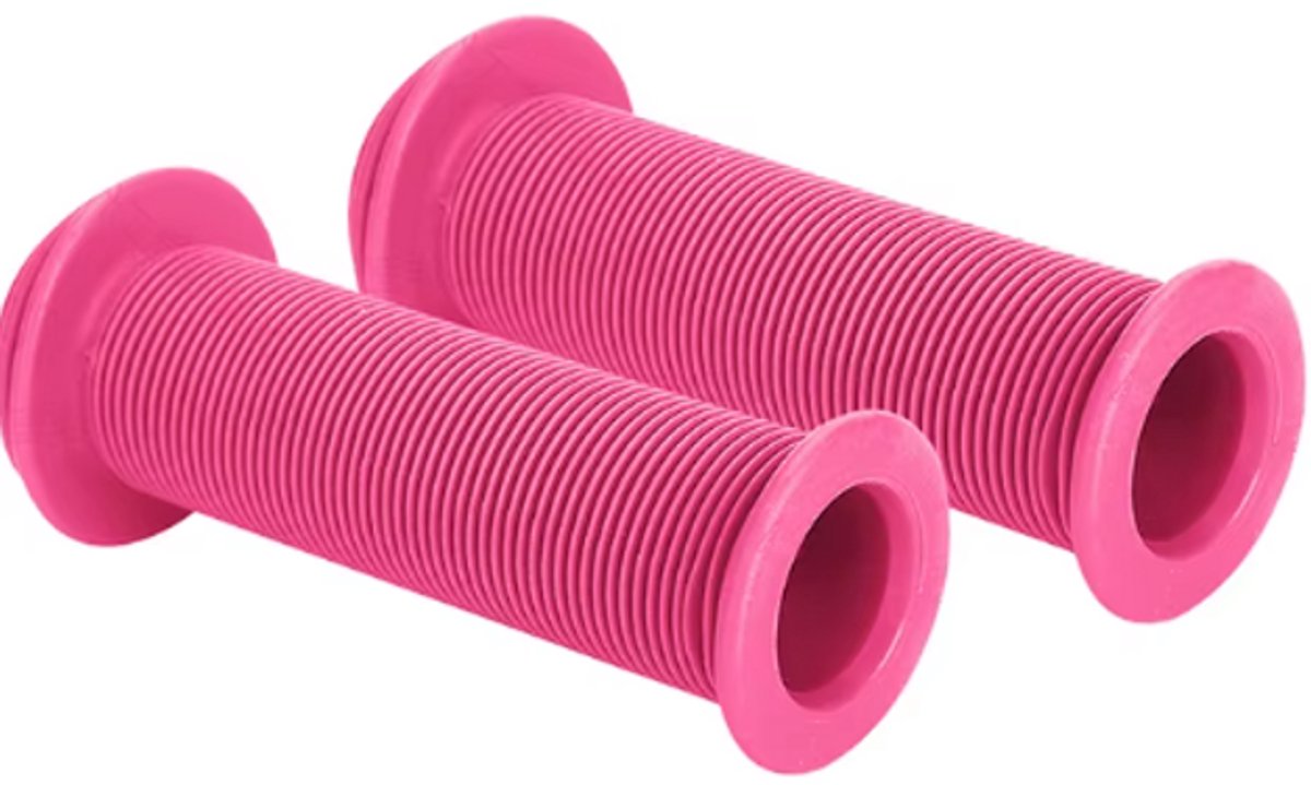 Rieba® Handvatten Kinderfiets 105mm - Fiets - Step - Binnen diameter 22mm - Kinderen - Rubber - Antislip - Roze