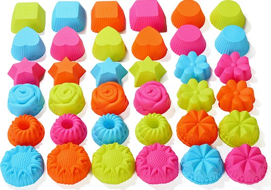 KEYFIVE 5,5 inch ronde siliconen cakevormen, 4