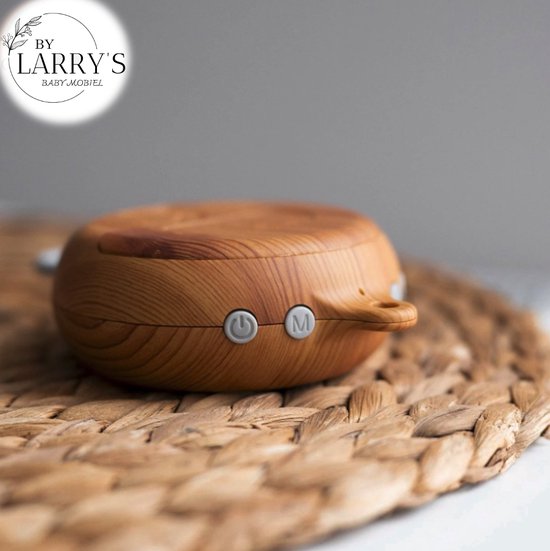 Larry's - Muziekmobiel Baby - Boxmobiel - Houtlook van Larry's — afbeelding 2
