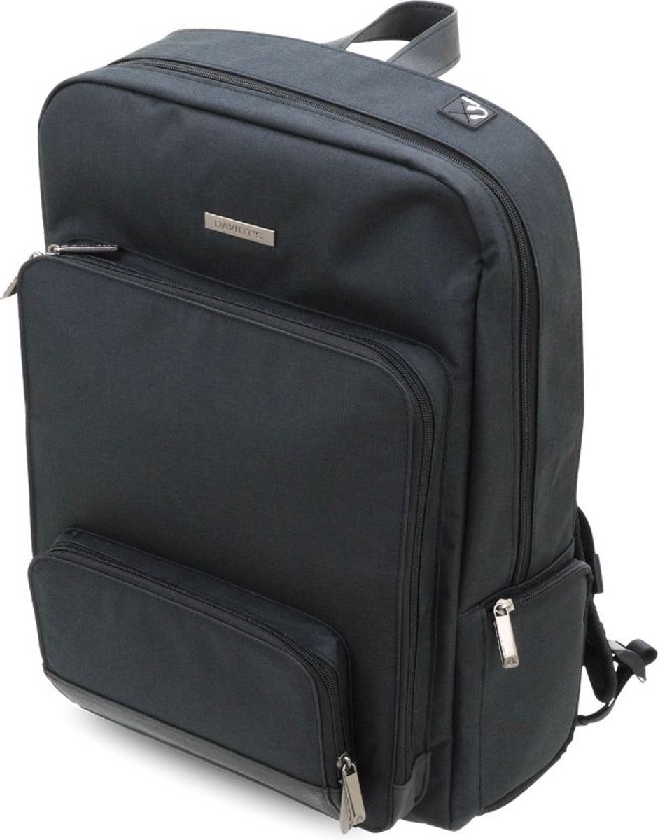 Premium Laptoprugzak 17'' – Ruim, Duurzaam en Perfect Georganiseerd - Laptop Rugtas Zwart