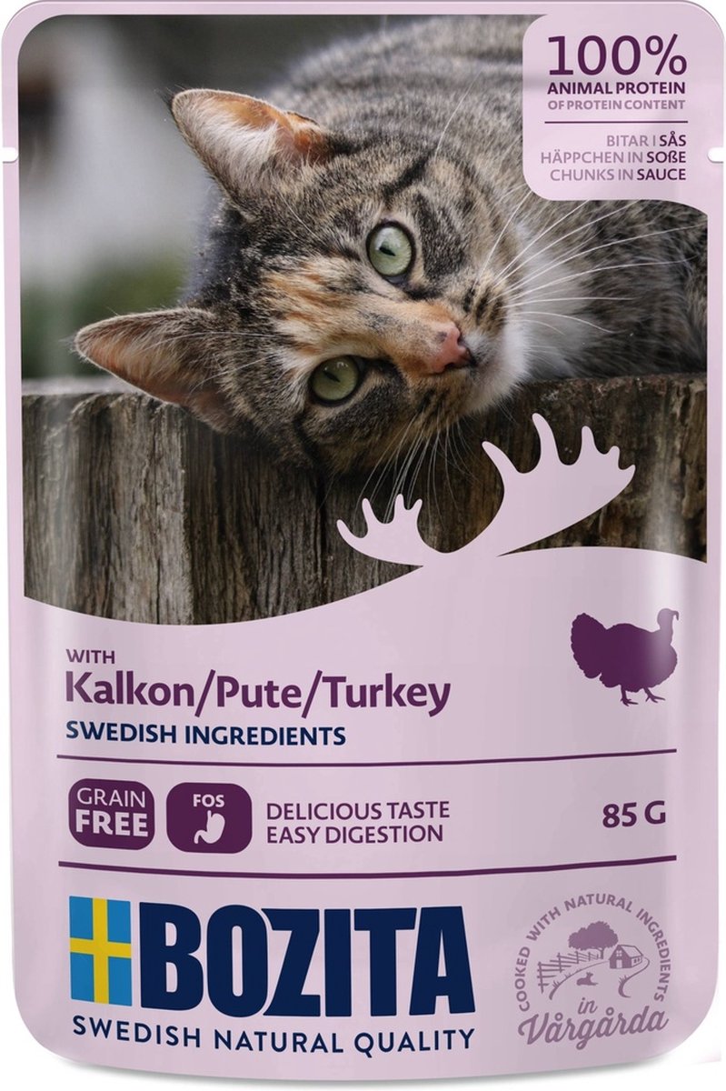 Bozita Bozita Feline Pouch Turkey 12x 85 gr